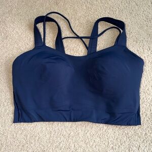 Lululemon Like a Cloud Longline Bra, D/DD Cup $68 Club Blue